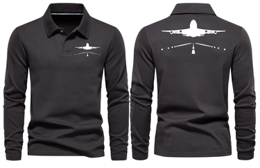 BOEING 747 LONG SLEEVE POLO